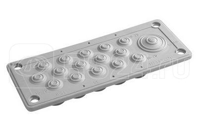 Ввод кабельный пластик V0 UL94. (16 отв.) IP54 DKC R5HTC16
