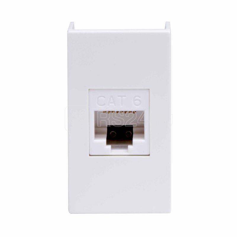 Розетка компьютерная 1-м 1мод. Viva RJ45 кат.6A бел. DKC 45078