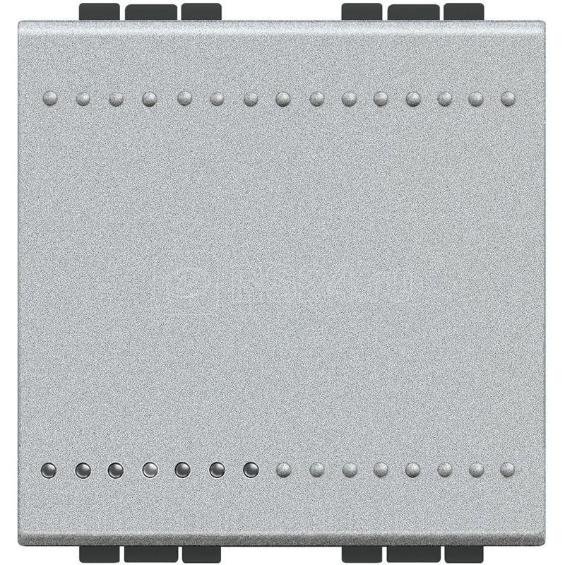 Выключатель 1-кл. 2мод. СП LivingLight 16А IP20 винтов. клеммы алюм. Leg BTC NT4001M2N