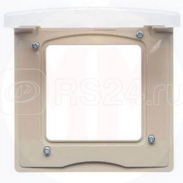 Рамка 1-м СП Etika IP44 с защ. крышкой сл. кость IEK 672560