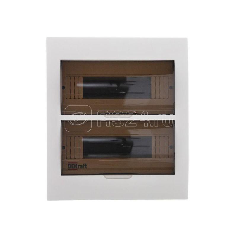 Корпус встраиваемый ЩРВ-П-24 35х30х10 24мод. IP41 пластик. DEKraft 31006DEK
