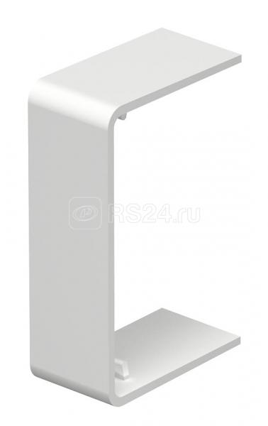 Накладка стыковая кабель-канала 60х90мм ПВХ WDK HS60090RW бел. OBO 6193590