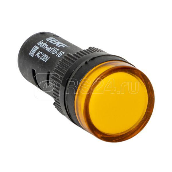 Матрица светодиодная AD16-16HS желт. 230В AC PROxima EKF ledm-ad16-16-y