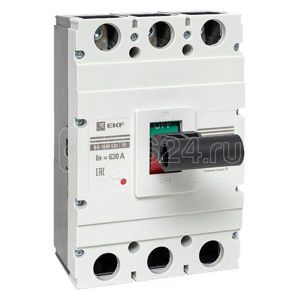 Выключатель автоматический 3п 630/630А 50кА ВА-99М PROxima EKF mccb99-630-630m