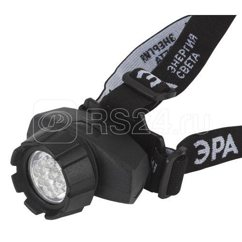 Фонарь GB-604 налобный 18хLED 3хAAA 4 реж. черн. блист. ЭРА Б0031384