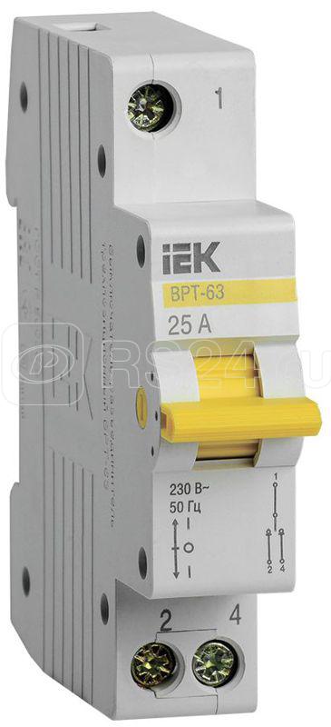 Выключатель-разъединитель трехпозиционный 1п ВРТ-63 25А KARAT IEK MPR10-1-025