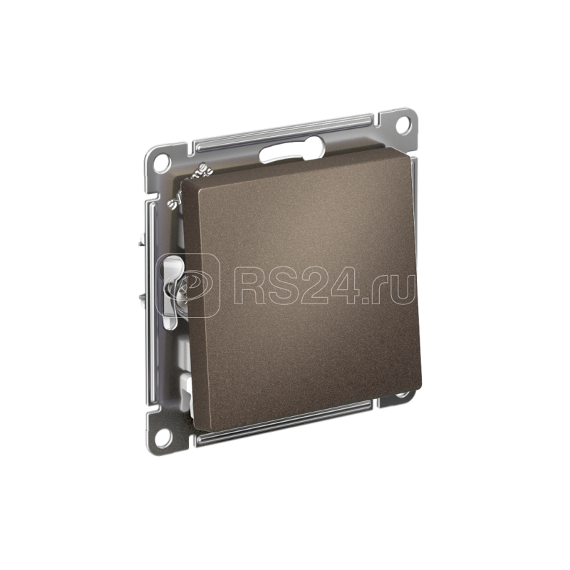 Выключатель 1-кл. СП AtlasDesign 10А IP20 (сх. 1) 10AX механизм мокко SE ATN000611