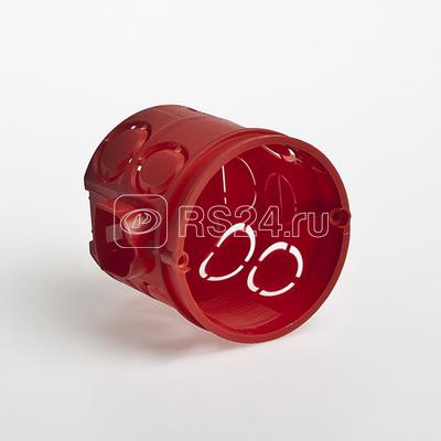 Коробка установочная СП 60х62мм IP30 блочная углублен. красн. Ruvinil 10190