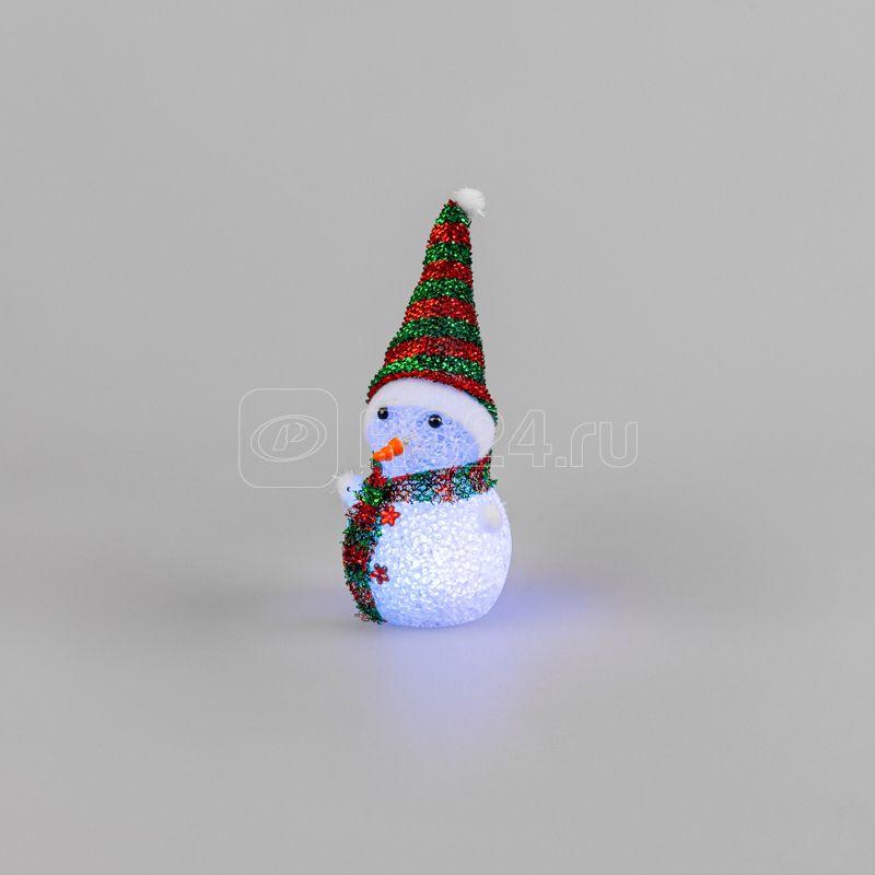 Фигура светодиодная "Снеговик" 17см 1LED RGB 0.1Вт IP20 Neon-Night 513-018