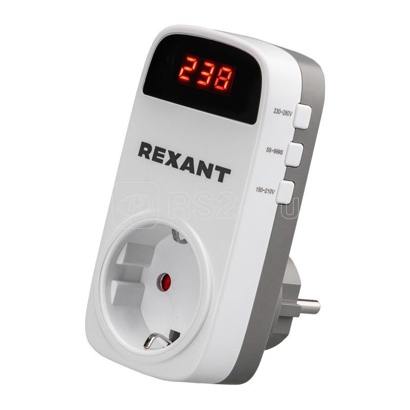 Реле напряжения «вилка-розетка» с дисплеем 16А Rexant 10-6040