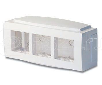 Коробка установочная под BRAVA 6мод. (для кабель-канала 70х22/90х25/TMC) DKC 09221