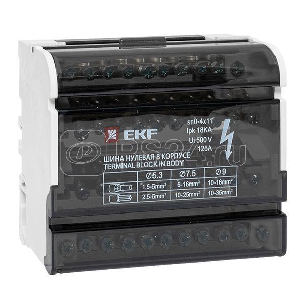 Шина нулевая в корпусе 4х11 EKF sn0-4x11