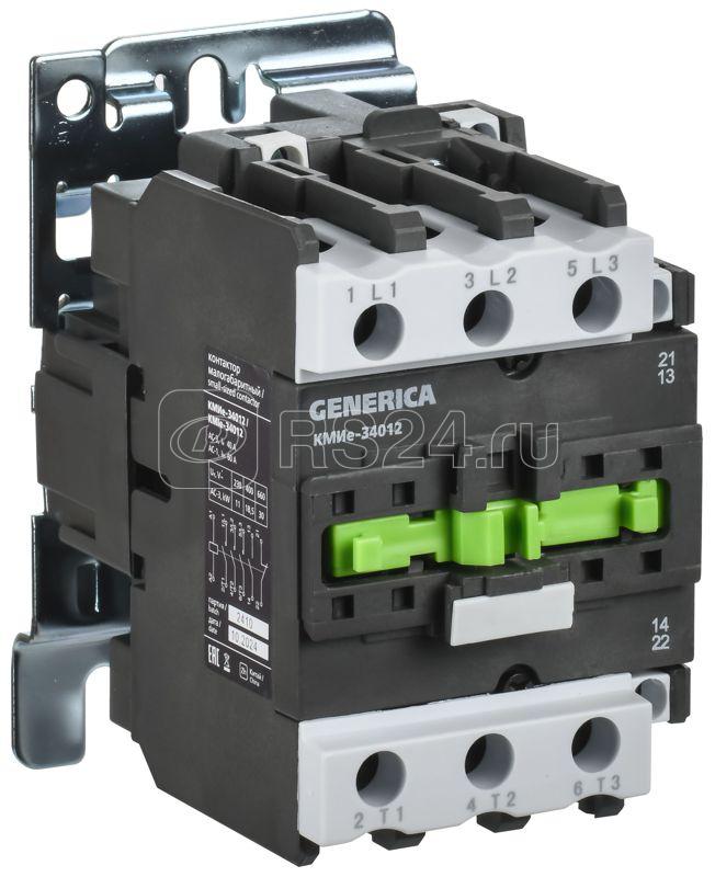 Контактор КМИе-34012 40А 230В/АС3 1НО 1НЗ GENERICA KKME31-040-230-11
