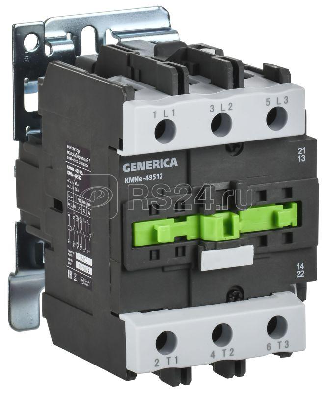 Контактор КМИе-49512 95А 230В/АС3 1НО 1НЗ GENERICA KKME41-095-230-11