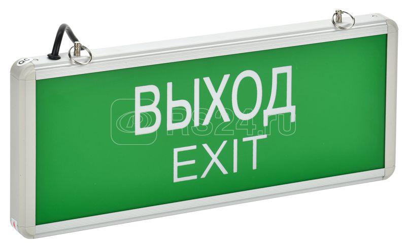Светильник светодиодный ССА 1001 "ВЫХОД-EXIT" 3Вт аварийный односторонний IEK LSSA0-1001-003-K03