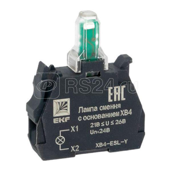 Лампа сменная с основанием XB4 желт. 24В PROxima EKF XB4-ESL-Y