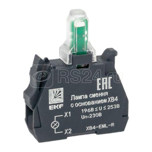Лампа сменная с основанием XB4 красн. 230В PROxima EKF XB4-EML-R