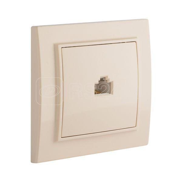Розетка компьютерная 1-м СП Минск RJ45 беж. EKF ERK01-035-20