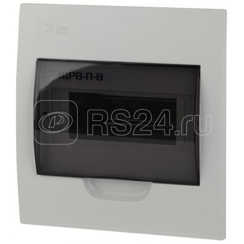 Бокс встраиваемый ЩРВ-П-8 8мод. IP41 пластик SIMPLE NO-box_simple-plastic_8_flush BOXF08 Эра Б0041511