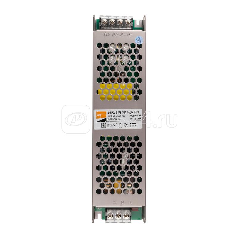 Блок питания для светодиод. ленты BSPS 240Вт 10А 24В IP20 метал. Pro+ JazzWay 5024250