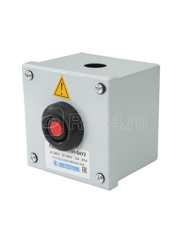 Пост кнопочный ПКУ 15-21.111 54 У2 (ВК30-10-11110-54 (1з+1р) красн. + PG-13.5) пост управления Электротехник ET054942