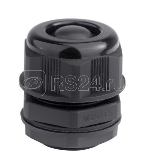 Ввод кабельный M32 с мембраной для кабеля d18-25мм IP68 черн. DKC 53M3225