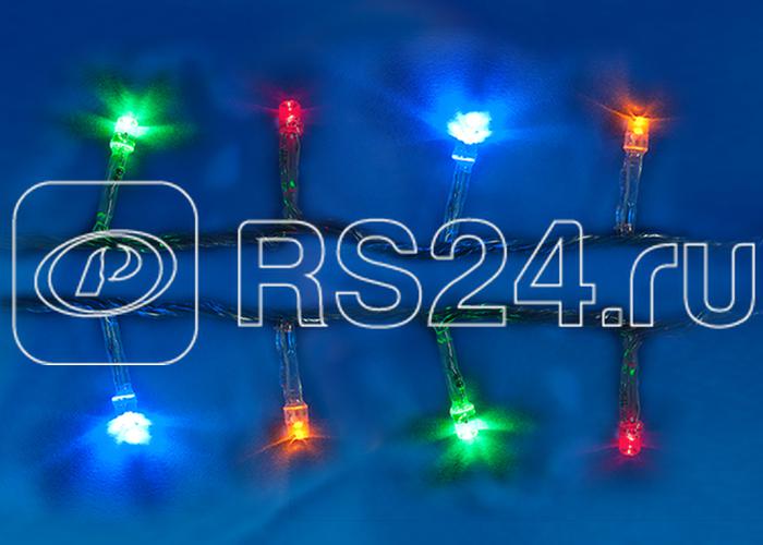 Гирлянда светодиодная ULD-S0250-020/STA MULTI IP20 2.5м 20 светодиодов разноцвет. свет провод прозр. Uniel UL-00005481