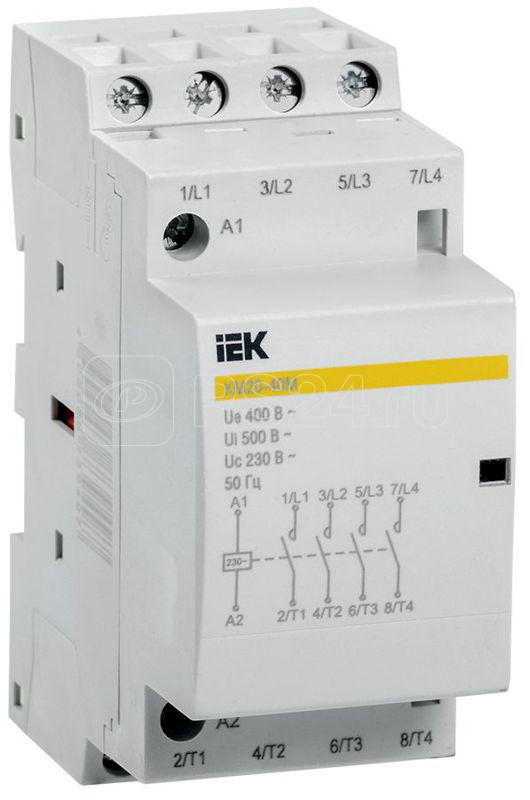 Контактор модульный КМ20-40М AC KARAT IEK MKK11-20-40