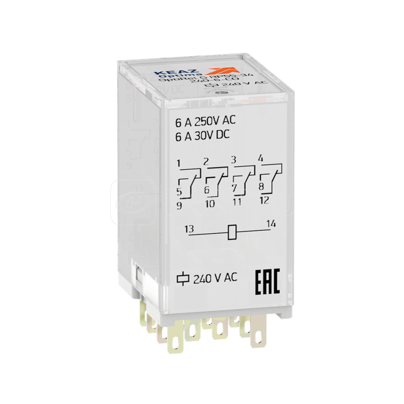 Реле промежуточное OptiRel G RP55-34-48D-6-CO-S/TI КЭАЗ 282954