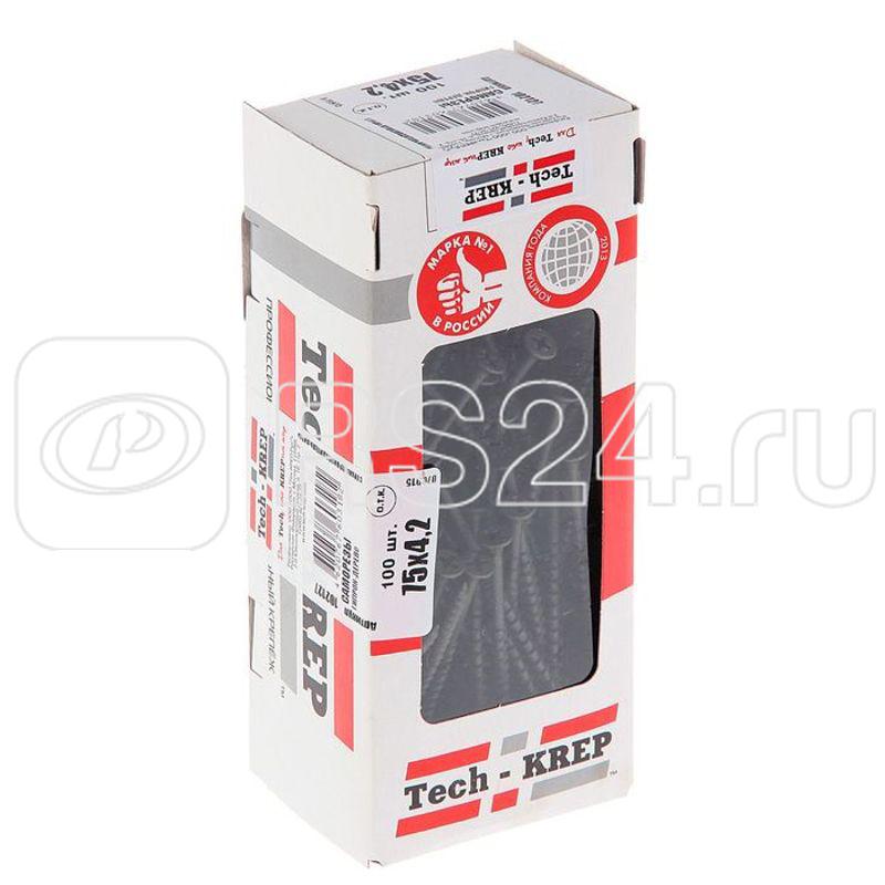 Саморез гипсокартон-дерево 4.2х75 (пакет) (уп.40шт) Tech-Krep/Zitar 125471