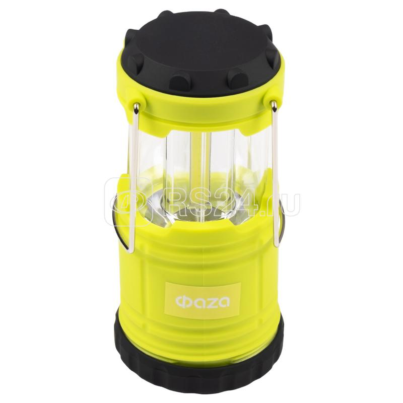 Фонарь светодиодный кемпинговый складной CF3-L1W-gn 1Вт ФАZА 5023482