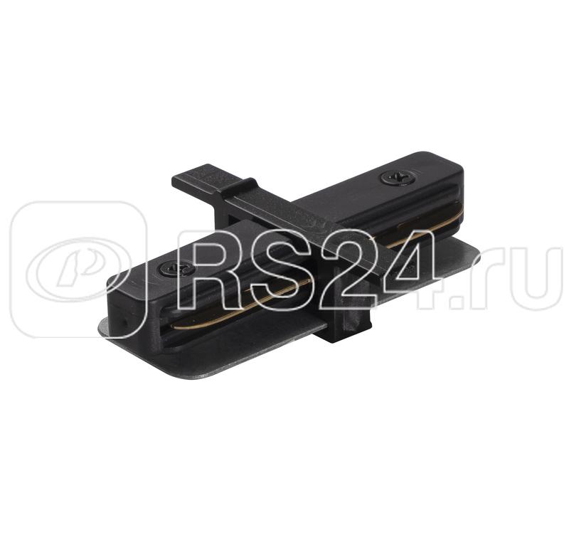 Коннектор I-образный PTR/R CI-BL встраив. шинопровод черн. Pro JazzWay 5031814