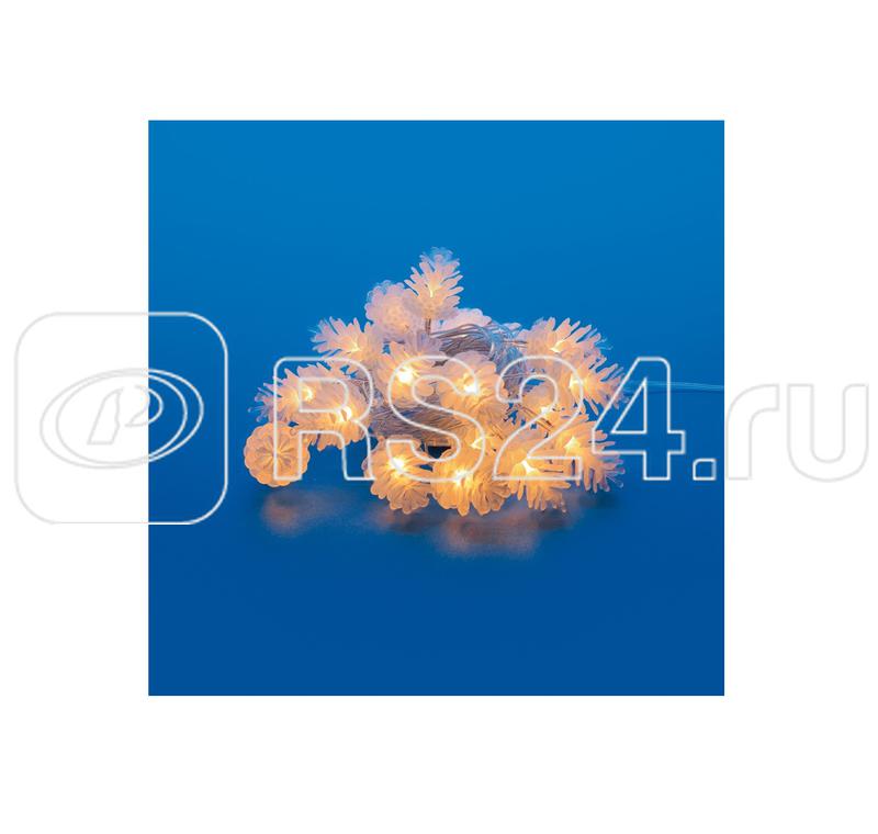 Гирлянда LED "Шишки" ULD-S0500-050/DTA WARM WHITE IP20 PINE CONES 5м 50 диодов тепл. бел. свет провод прозр. Uniel UL-00007192
