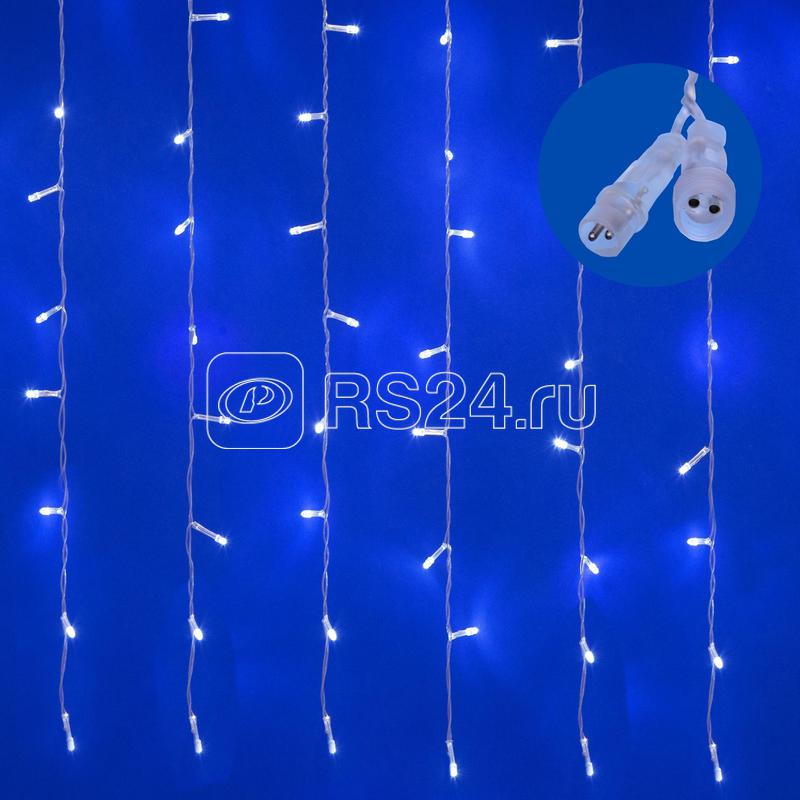 Занавес LED со статическим свечением ULD-C3020-240/STK WHITE IP44 3х2м соед. 240 диодов бел. свет провод прозр. Uniel UL-00007213