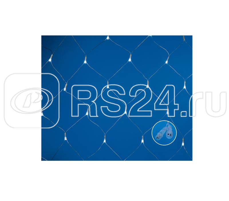 Сетка LED со статическим свечением ULD-N1515-96/STK WHITE IP44 1.5х1.5м соедин. 96 диодов бел. свет провод прозр. Uniel UL-00007220