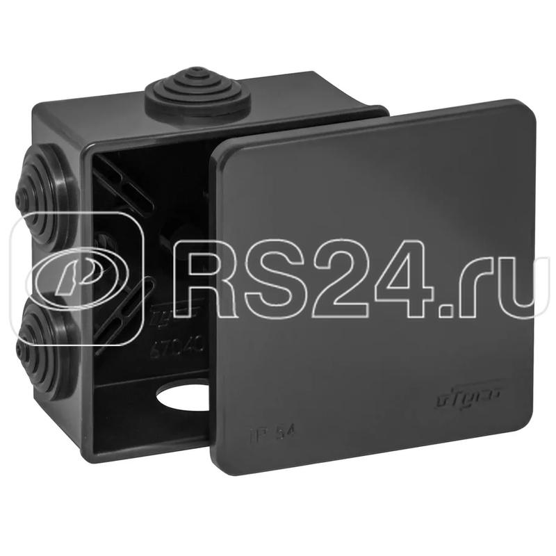 Коробка распределительная ОП 85х85х40мм УХЛ1 IP54 черн. Ruvinil 67040Ч