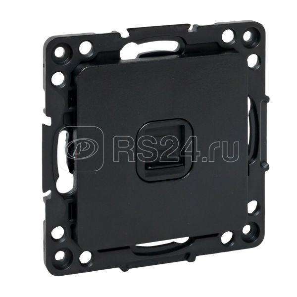 Розетка компьютерная 1-м Стокгольм RJ45 механизм черн. PROxima EKF EZK01-035-10