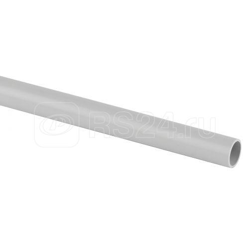 Труба гладкая ПВХ жесткая d32мм сер. (дл.3м) TRUB-32-PVC Эра Б0020107