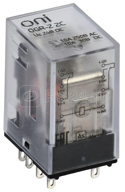 Реле общего назначения OGR-2 2C 24В DC ONI OGR-2-2C-DC24V