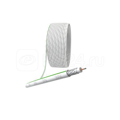 Кабель коаксиальный SAT 703 B CCS/оплетка Al 75% PVC 75Ом бел. (м) SL-B-75-PVC100 Simple Эра Б0044608
