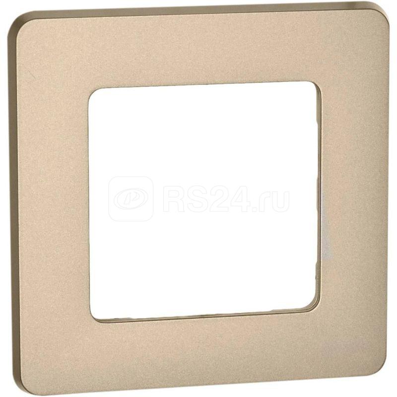 Рамка 1-м СП Inspiria IP20 шампань IEK 673938