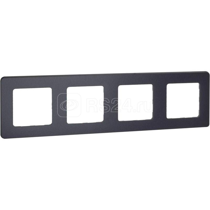Рамка 4-м СП Inspiria IP20 антрацит IEK 673963