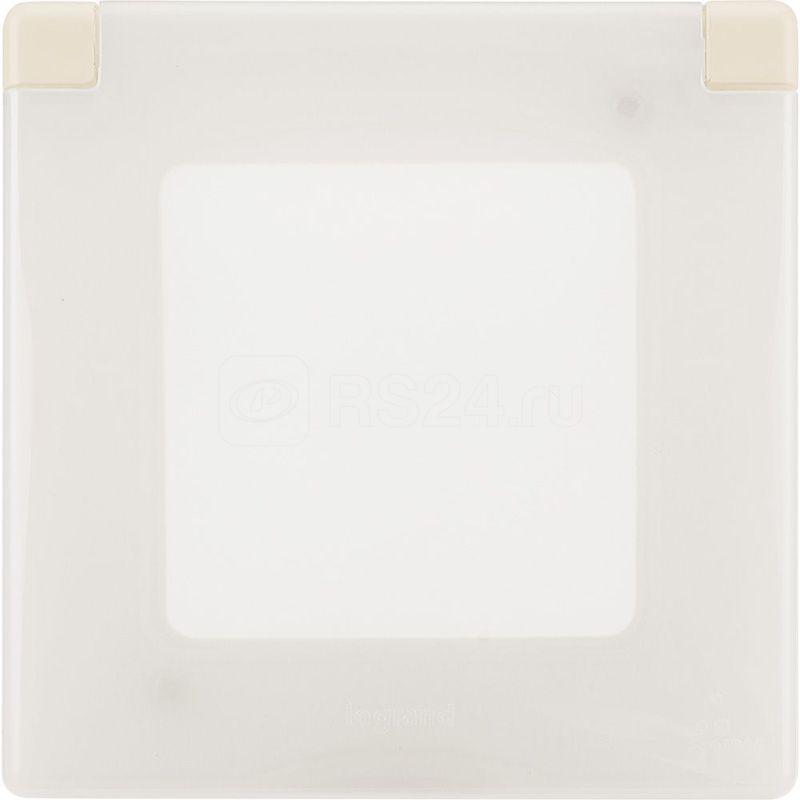 Рамка 1-м СП Inspiria IP44 с крышкой сл. кость IEK 673921