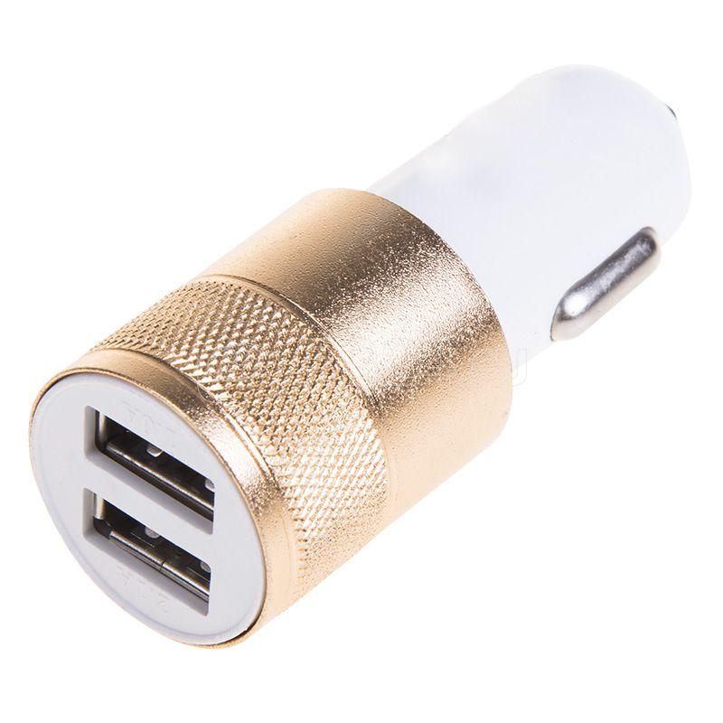Автозарядка в прикуриватель 2хUSB (АЗУ) (1000+2100 mA) Rexant 18-1199