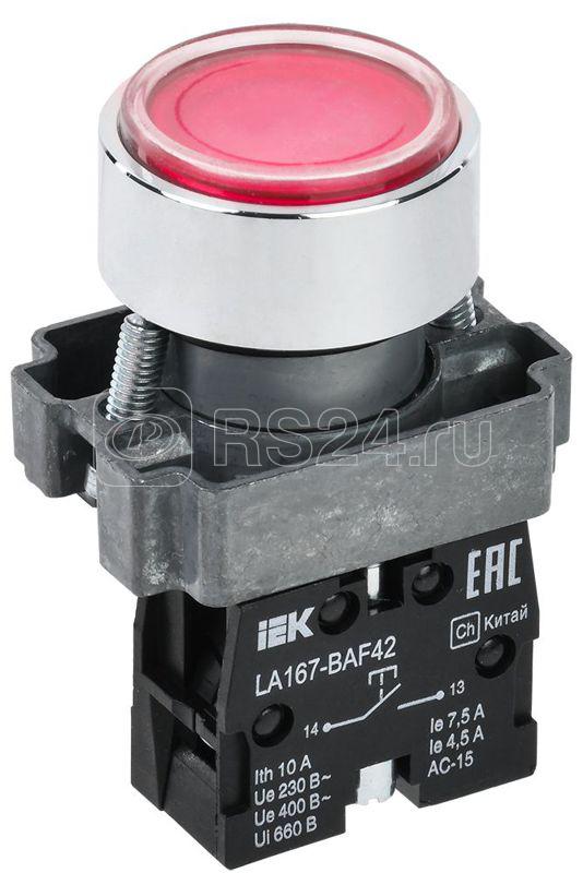 Кнопка LA167-BAF42 d22мм 1НЗ красн. KARAT IEK BBT20-BAF42-2-22-67-K04