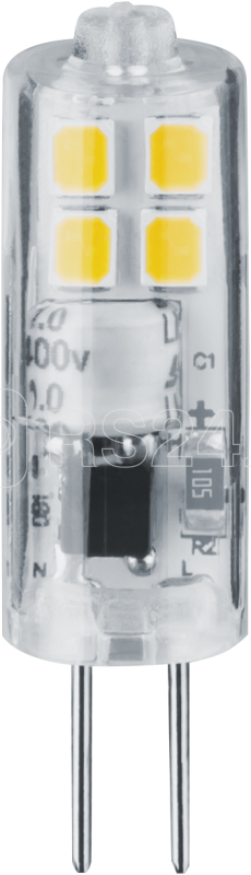 Лампа светодиодная 80 246 NLL-S-G4-2.5-230-4K-NF 2.5Вт капсульная прозрачная 4000К нейтр. бел. G4 190лм 220-240В без пульсаций Navigator 80246