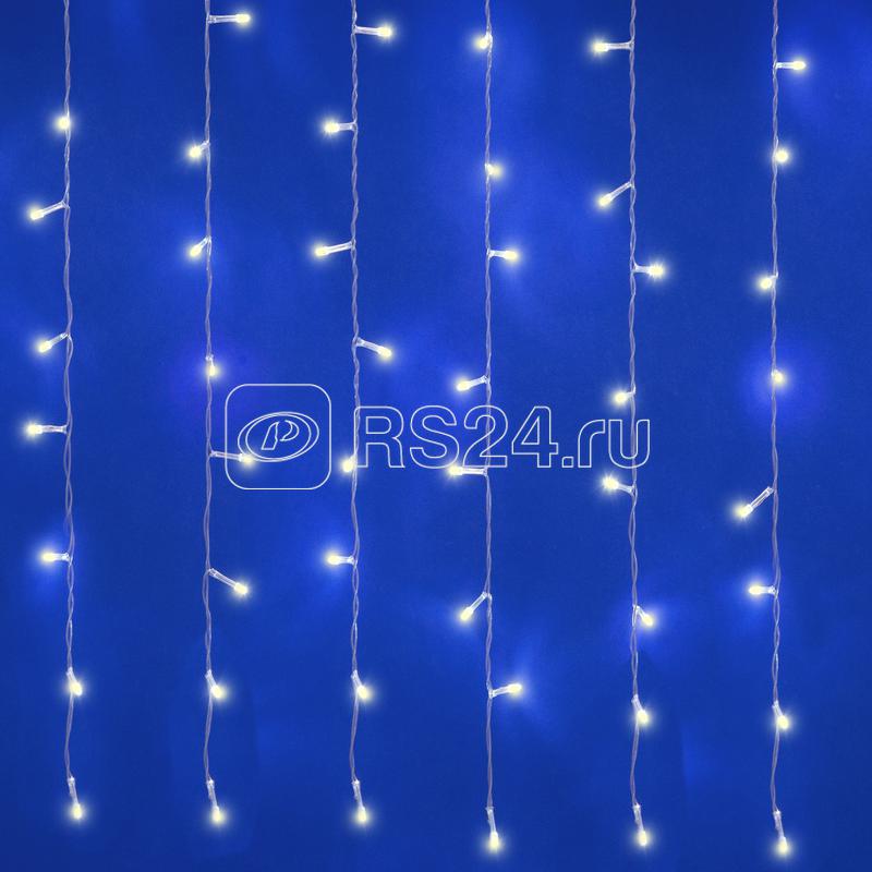 Занавес светодиодный ULD-C3020-384/DTA/RC WARM WHITE IP44 3х2м 384 LED тепл. свет. провод прозр. пульт ДУ (в/к) Uniel UL-00008561
