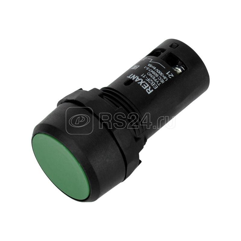 Кнопка EB22 возвратная зел. NO+NC 300В Rexant 36-5531