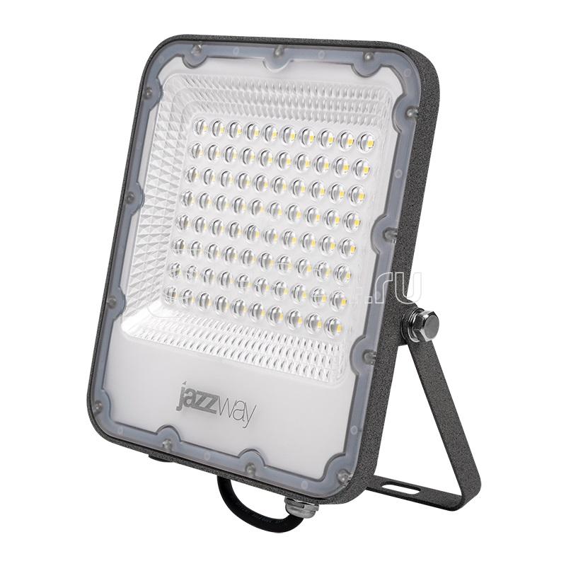 Прожектор светодиодный PFL-S4 100Вт 6500К IP65 80град. ДО с линзовым модулем Pro+ JazzWay 5036437