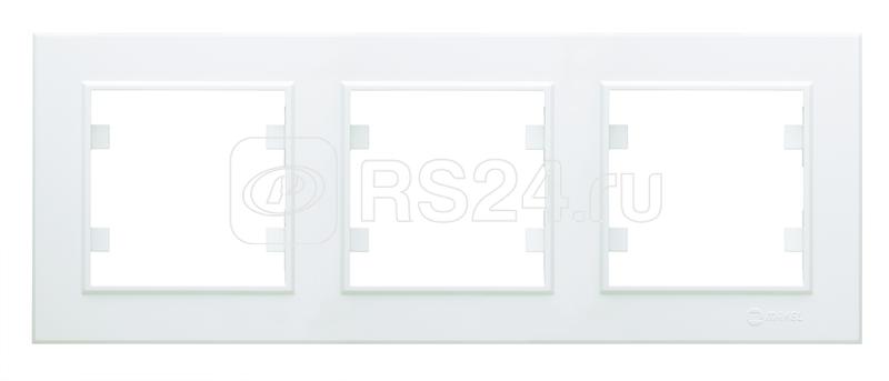 Рамка 3-м Karea горизонт. бел. Makel 56001703